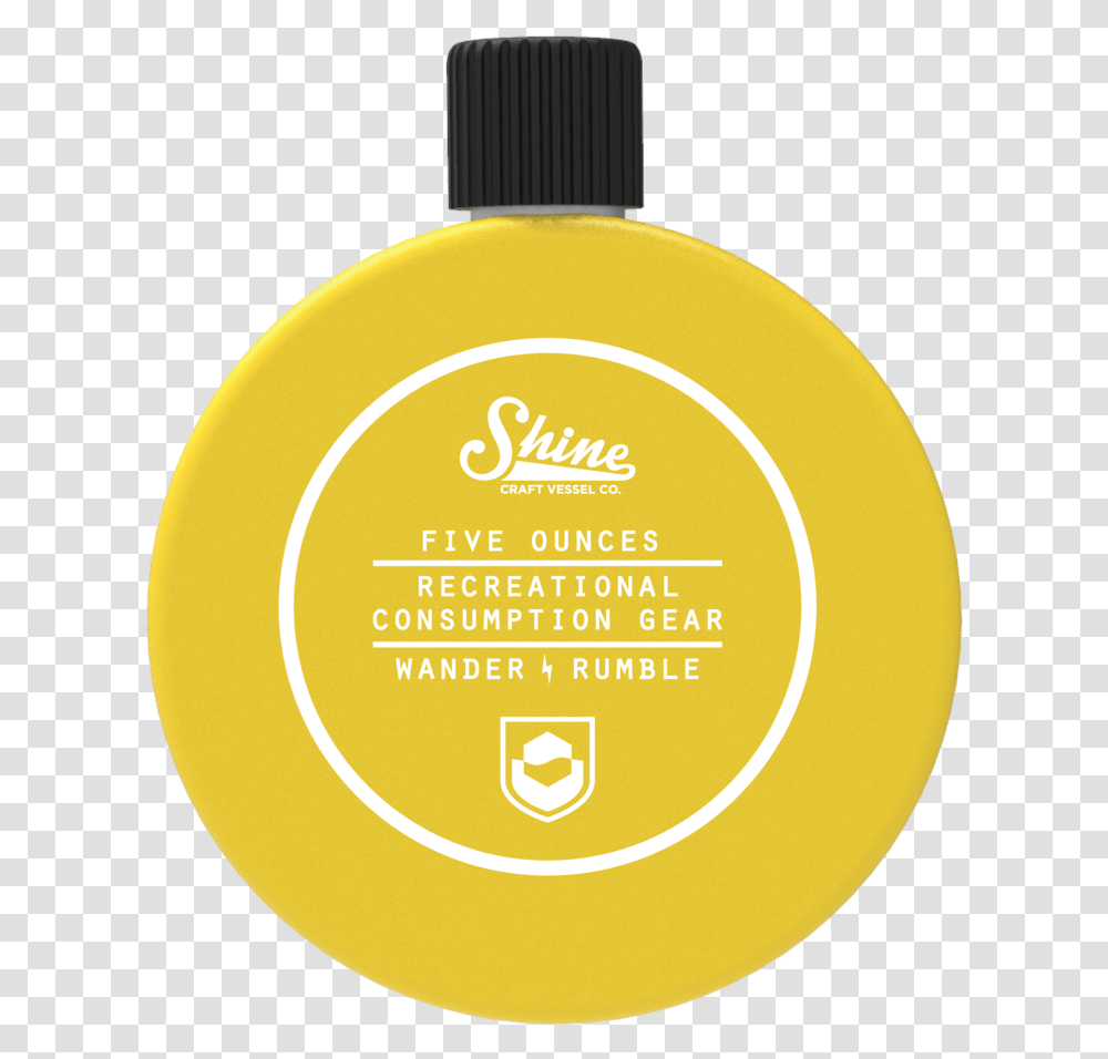 Yellow Shine, Label, Bottle, Cosmetics Transparent Png