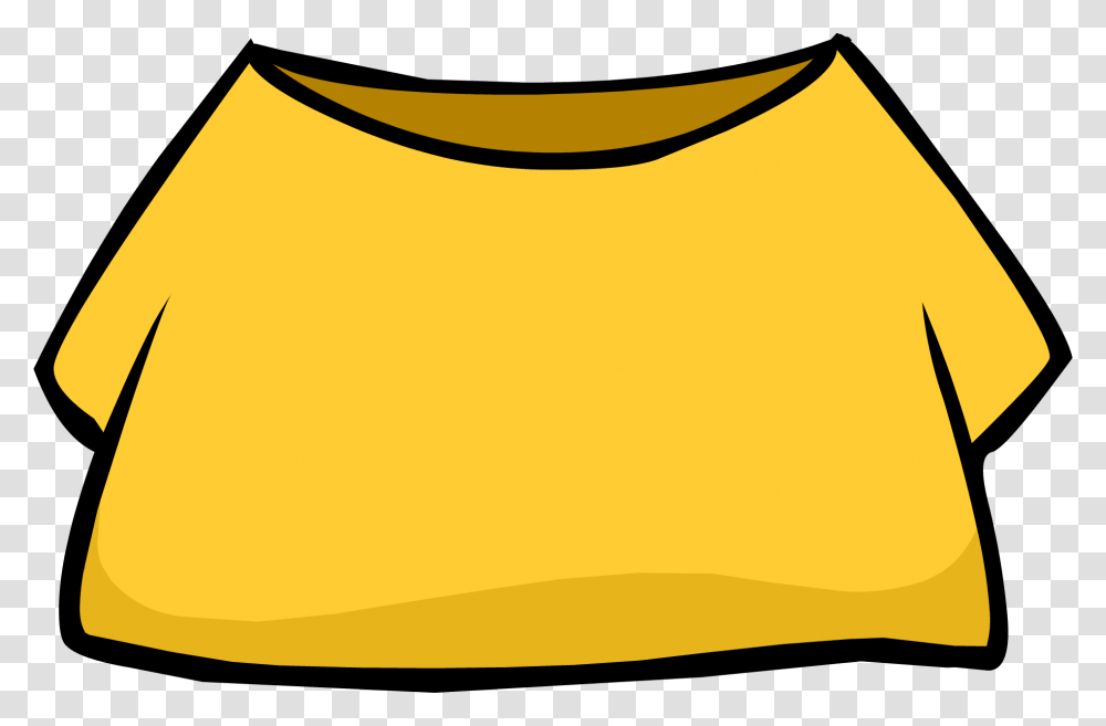 Yellow Shirt Club Penguin Clothes, Bib Transparent Png