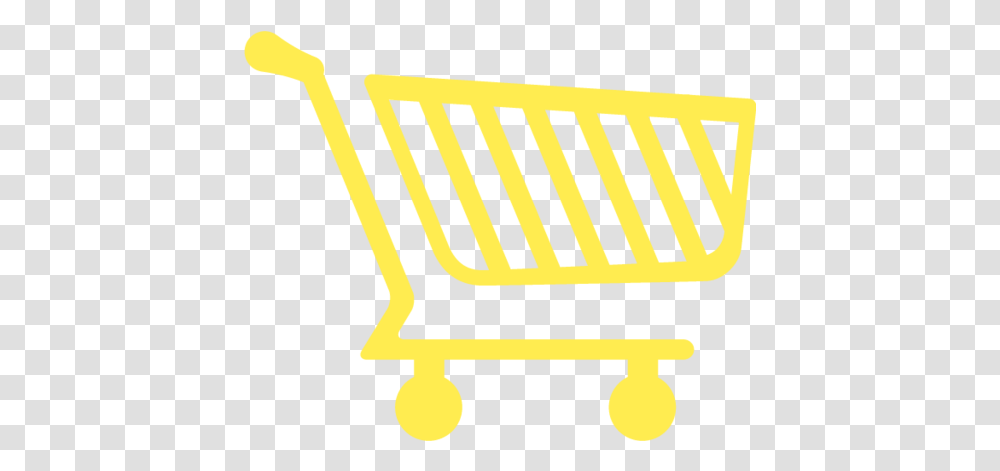 Yellow Shopping Cart Transparent Png