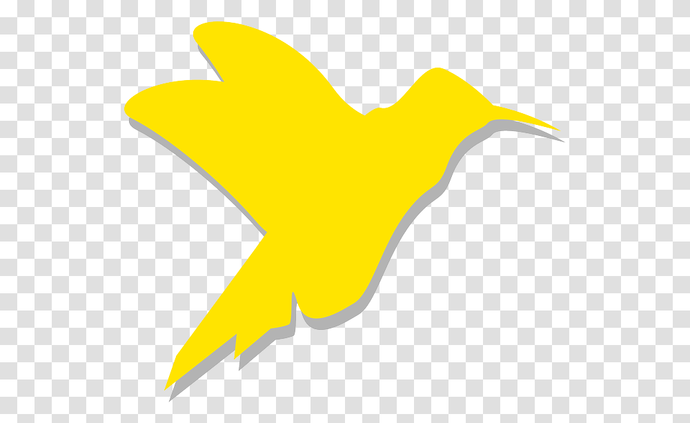 Yellow Silhouette Bird Color Wings Hummingbird Public Yellow Bird Silhouette, Axe, Tool, Symbol, Leaf Transparent Png