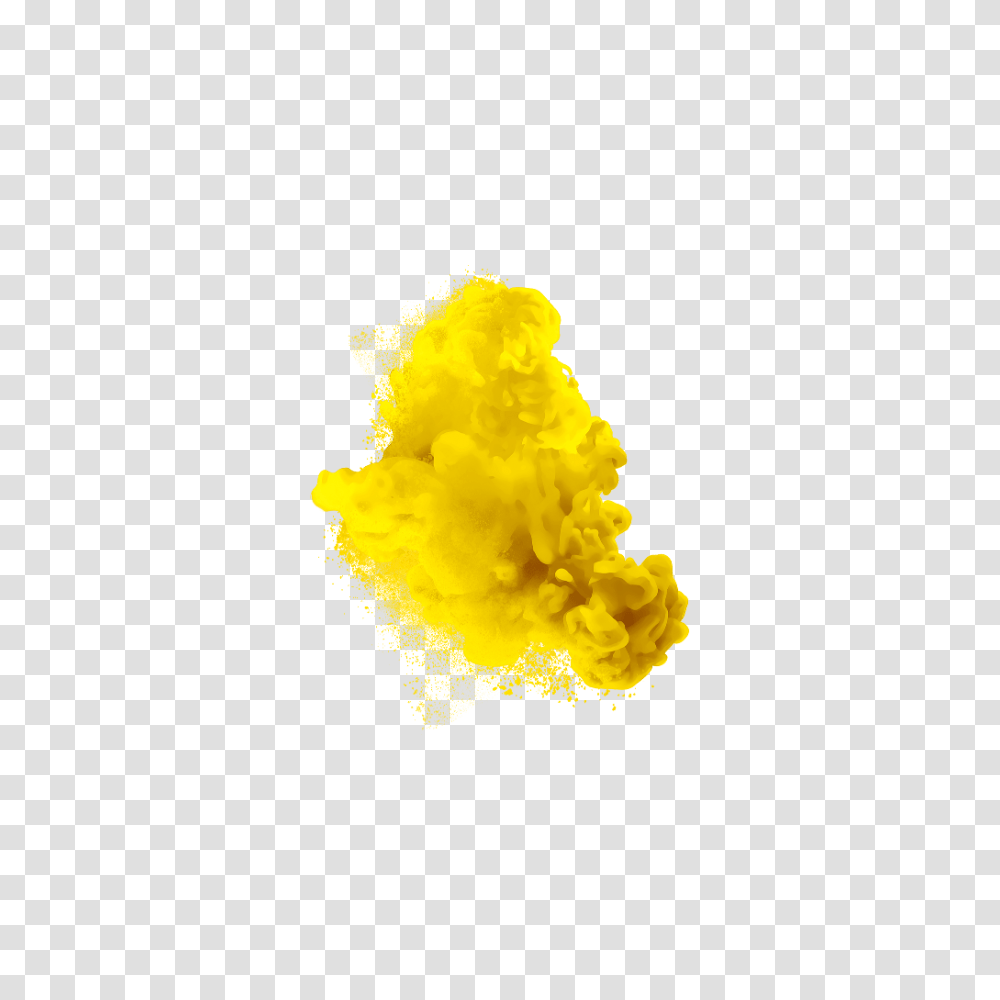 Yellow Smoke Background Arts, Powder, Food, Sweets, Confectionery Transparent Png