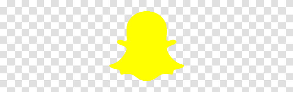 Yellow Snapchat Icon, Logo, Trademark Transparent Png