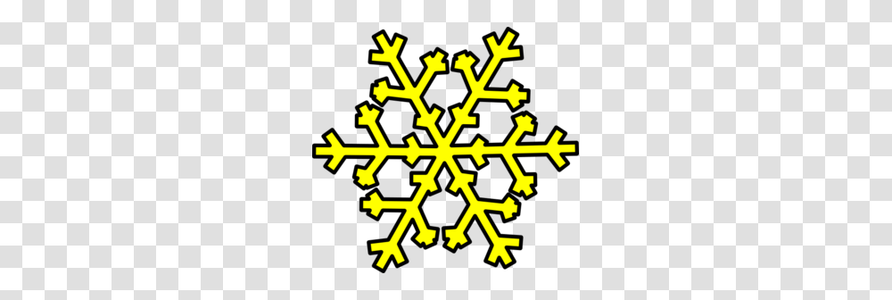 Yellow Snowflake Clip Art Transparent Png