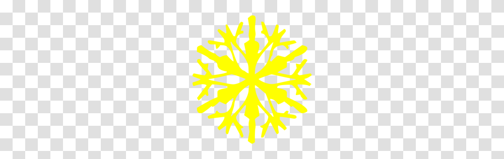 Yellow Snowflake Icon, Logo, Trademark Transparent Png