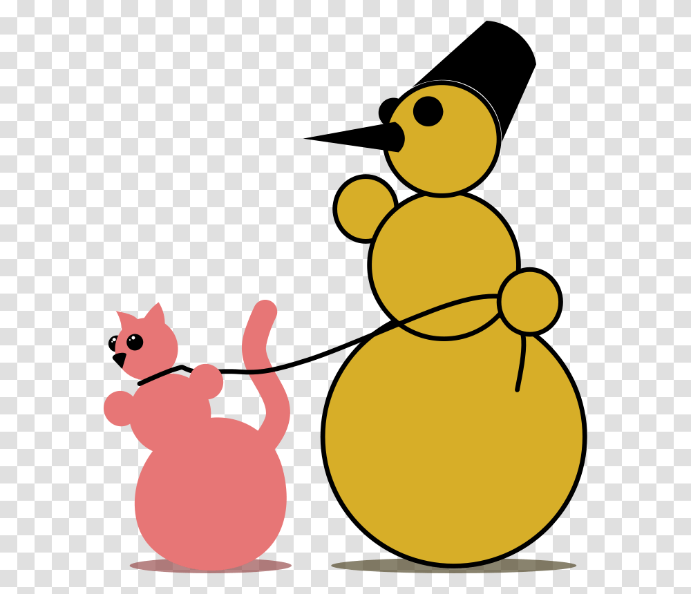 Yellow Snowman Cliparts, Silhouette, Animal Transparent Png