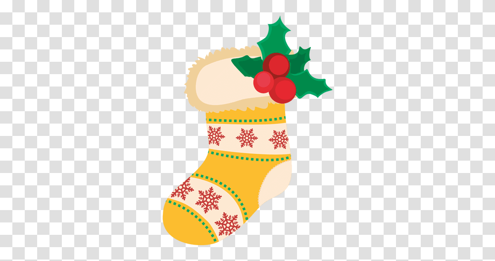 Yellow Socks Mistletoe & Svg Vector File Christmas Socks Vector, Stocking, Christmas Stocking, Gift Transparent Png