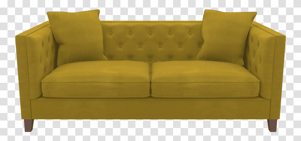 Yellow Sofa Background Yellow Couch Background, Furniture, Armchair, Cushion Transparent Png