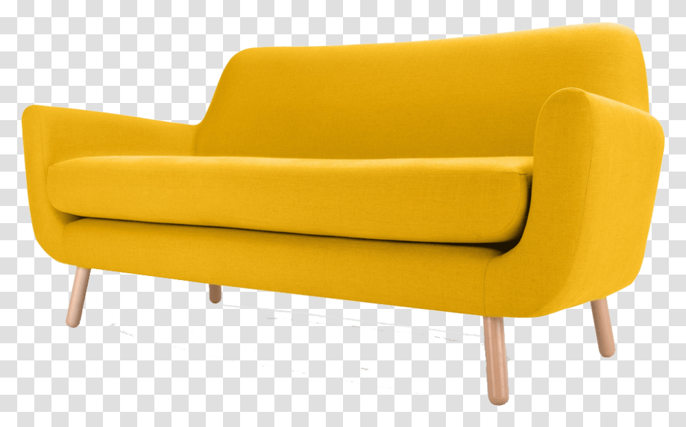 Yellow Sofa, Furniture, Chair, Couch, Armchair Transparent Png