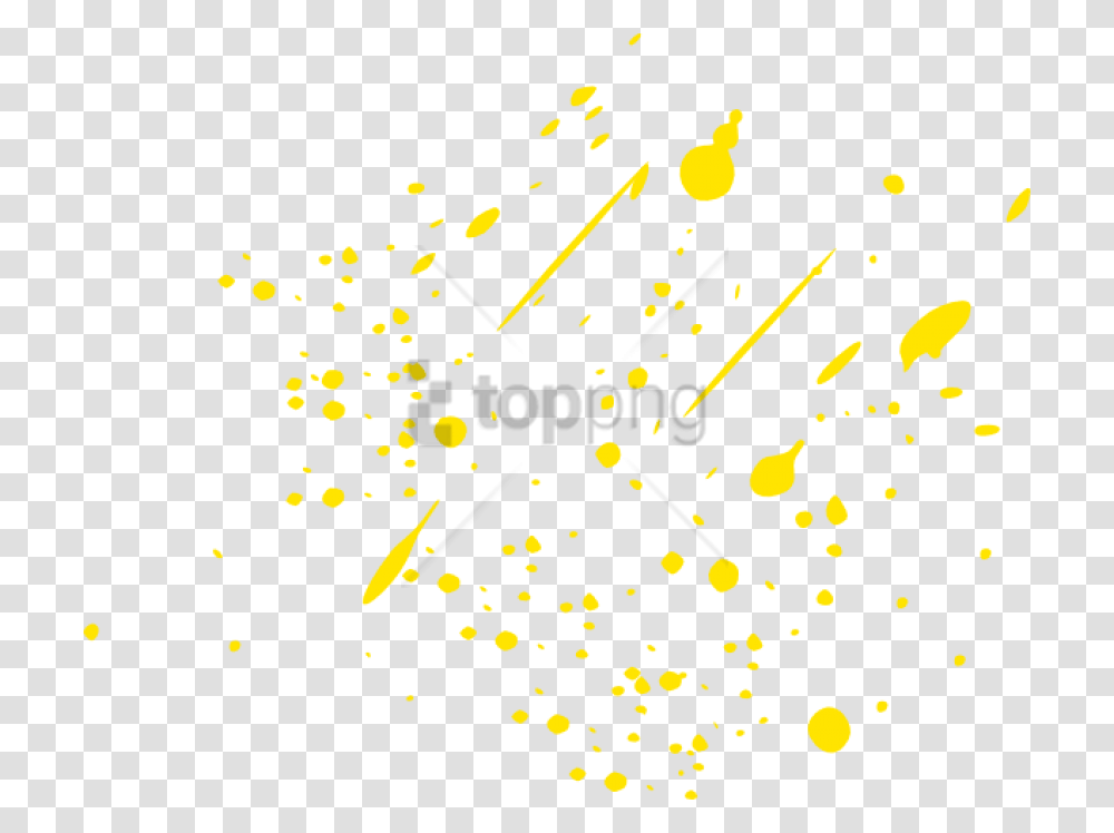 Yellow Splash, Confetti, Paper Transparent Png