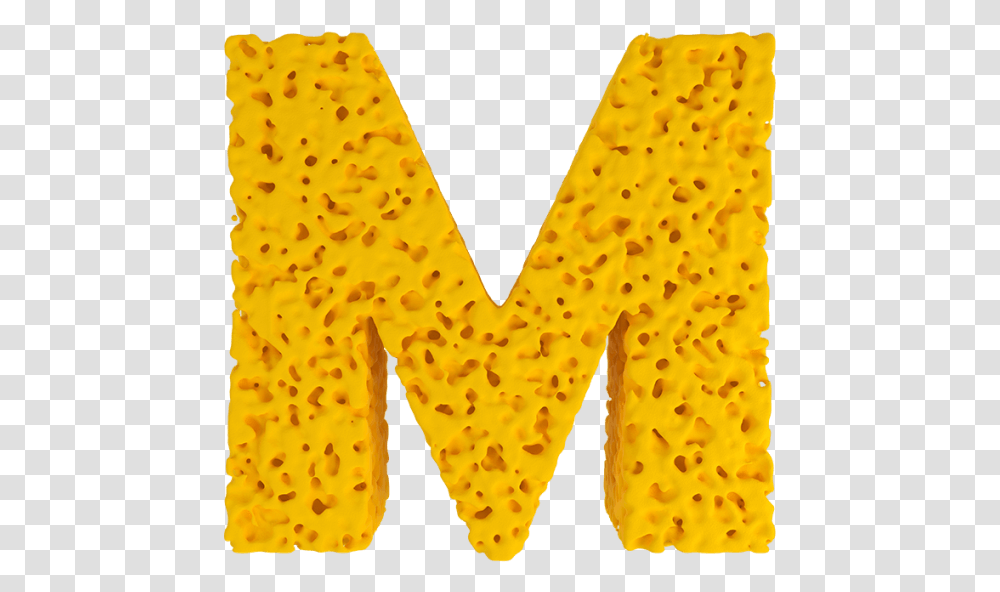 Yellow Sponge Font Sponge 3d Letter, Alphabet, Food, Snake Transparent Png