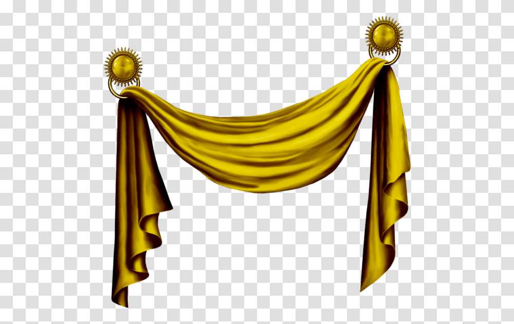 Yellow Stage Curtains, Apparel, Scarf Transparent Png