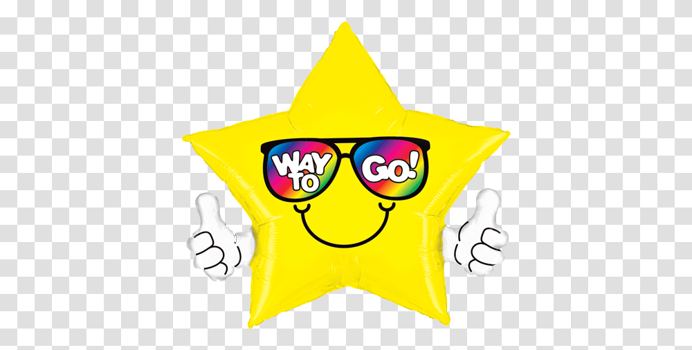 Yellow Star, Hand, Fist, Inflatable, Text Transparent Png