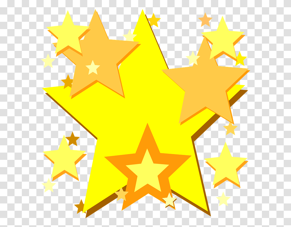 Yellow Stars Clipart Big Yellow Star, Star Symbol, Outdoors Transparent Png
