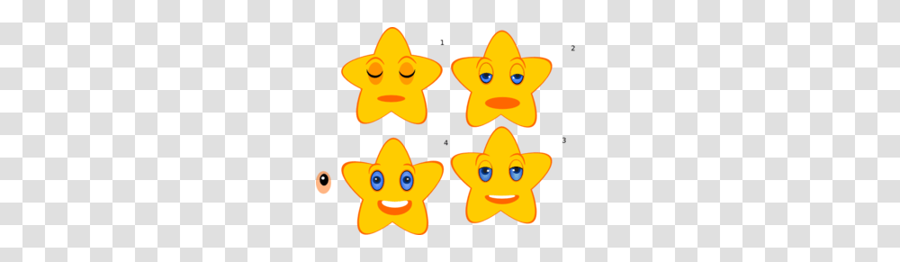 Yellow Stars Emotions Clip Art, Food Transparent Png