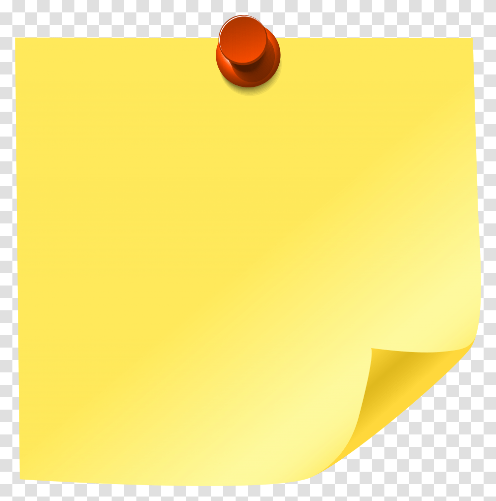 Yellow Sticky Note Clip Art Sticky Notes Clip Art, Electronics, Pac Man Transparent Png