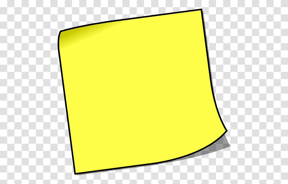 Yellow Sticky Notes Clipart Sticky Notes Notes, Paper, Scroll, Confetti Transparent Png
