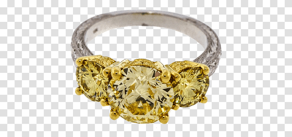 Yellow Stone Ring Engagement Ring, Accessories, Accessory, Jewelry, Diamond Transparent Png