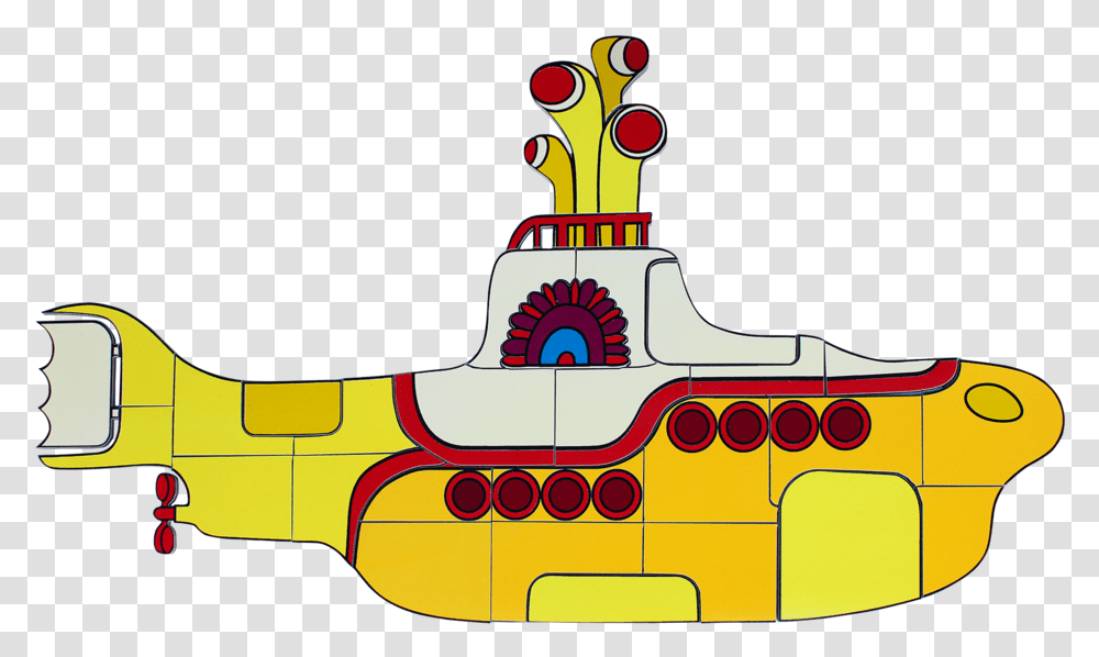 Yellow Sub Beatles Yellow Submarine Vector, Vehicle, Transportation, Train, Locomotive Transparent Png