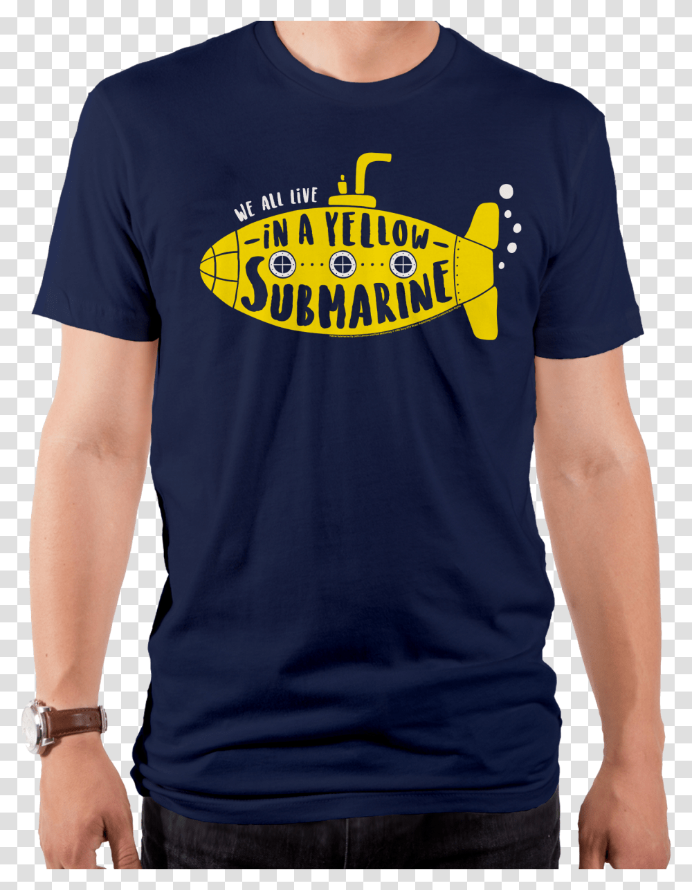 Yellow Submarine Beatles T Shirt Yellow Submarine T Shirt, Apparel, T-Shirt Transparent Png