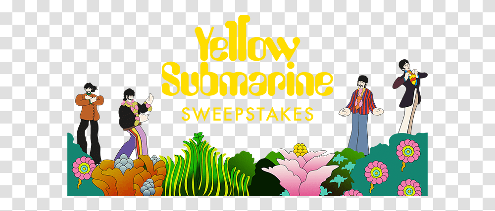 Yellow Submarine Sweepstakes The Beatles, Person, Vegetation Transparent Png