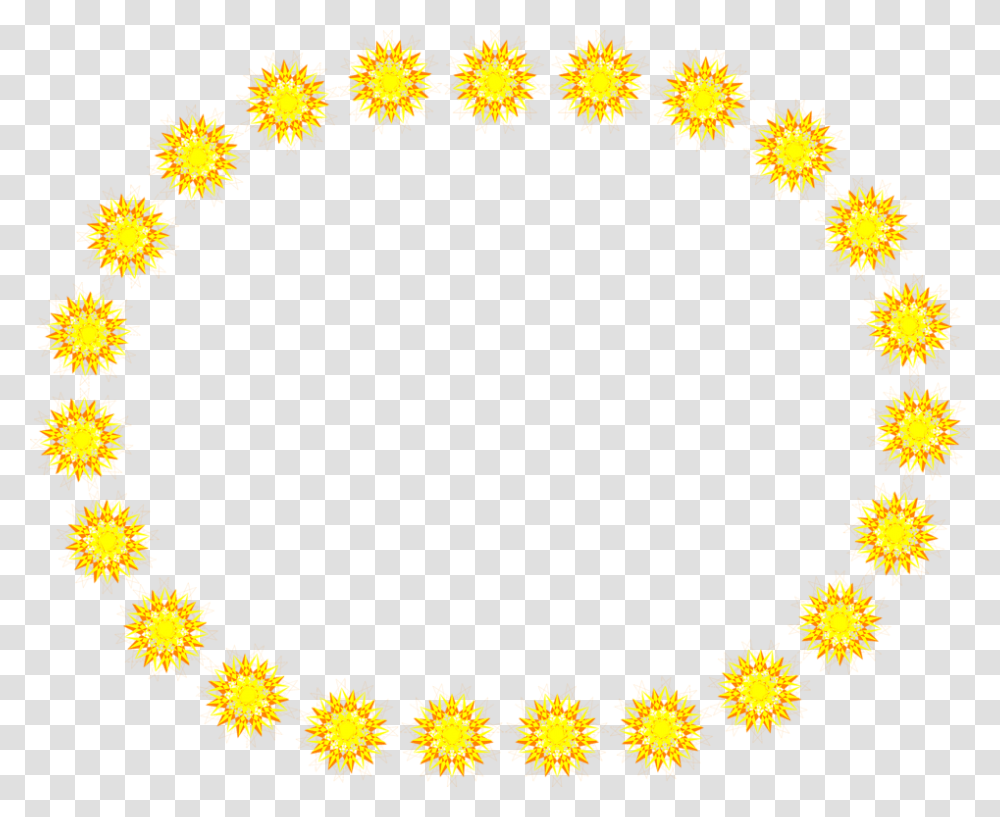 Yellow Sun Sun Frame, Pattern, Ornament, Fractal, Rug Transparent Png