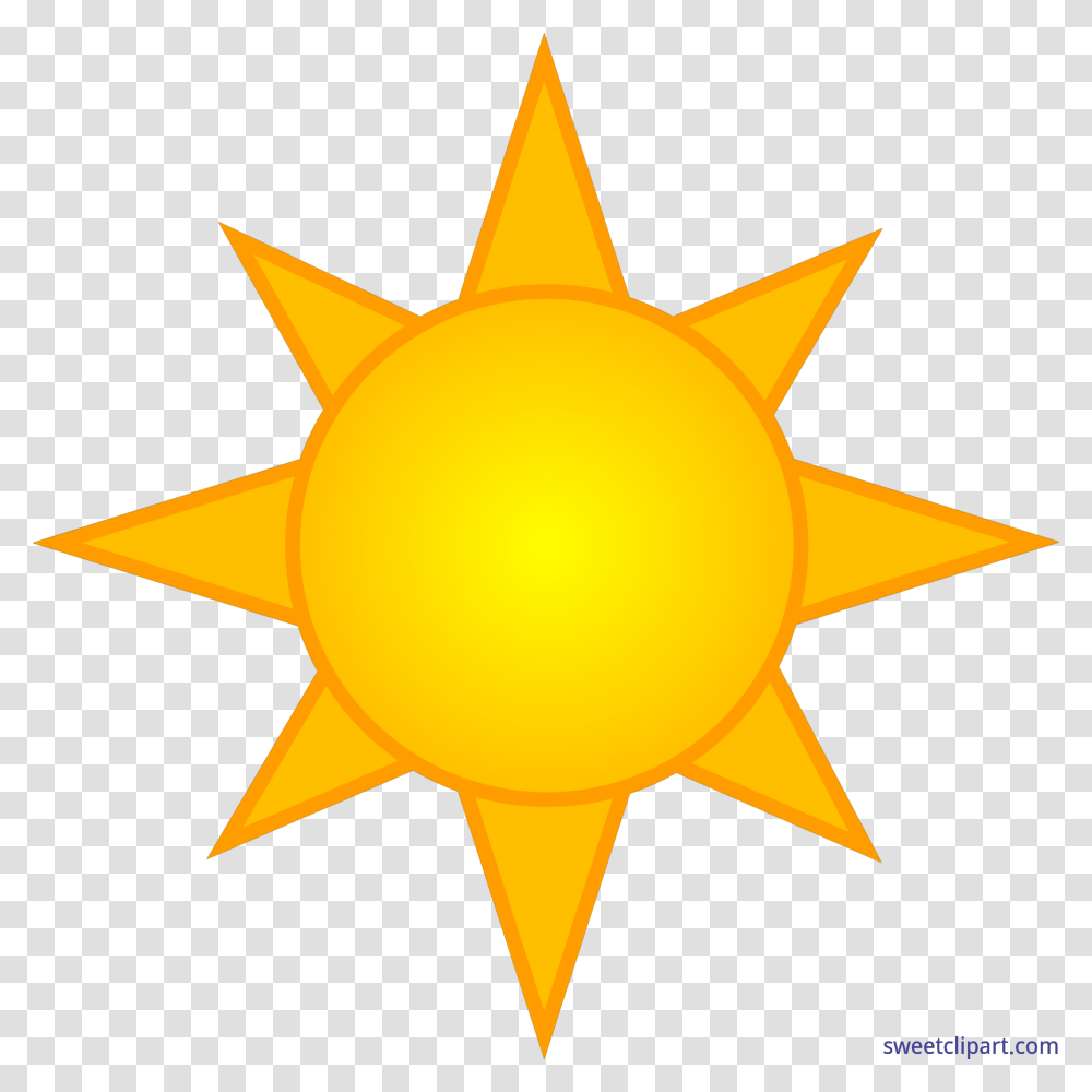Yellow Sun Symbol Clip Art, Outdoors, Nature, Sky, Star Symbol Transparent Png
