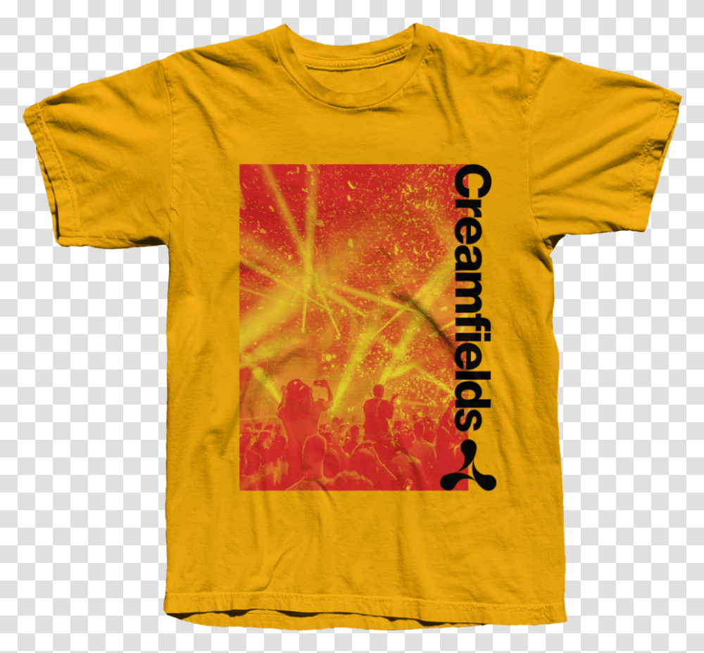 Yellow Sunburst, Apparel, T-Shirt Transparent Png