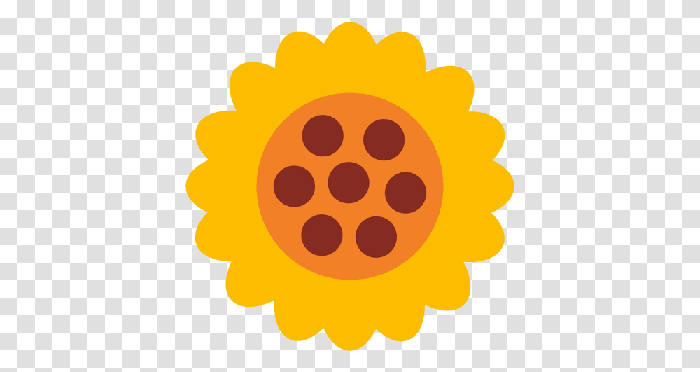 Yellow Sunflower Icon Dot, Outdoors, Nature, Plant, Sky Transparent Png