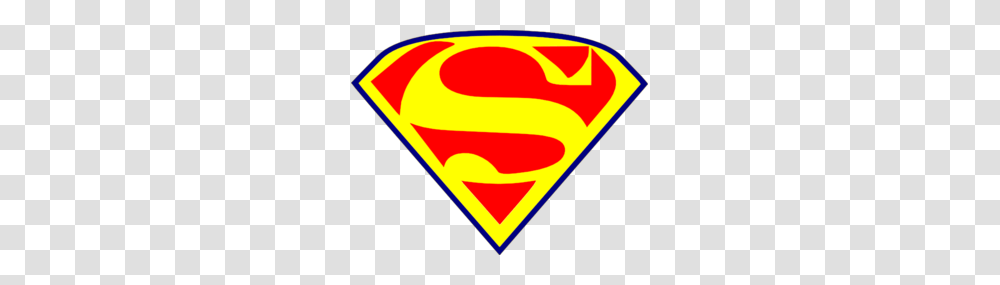 Yellow Superman's Clip Art, Logo, Trademark, Sign Transparent Png