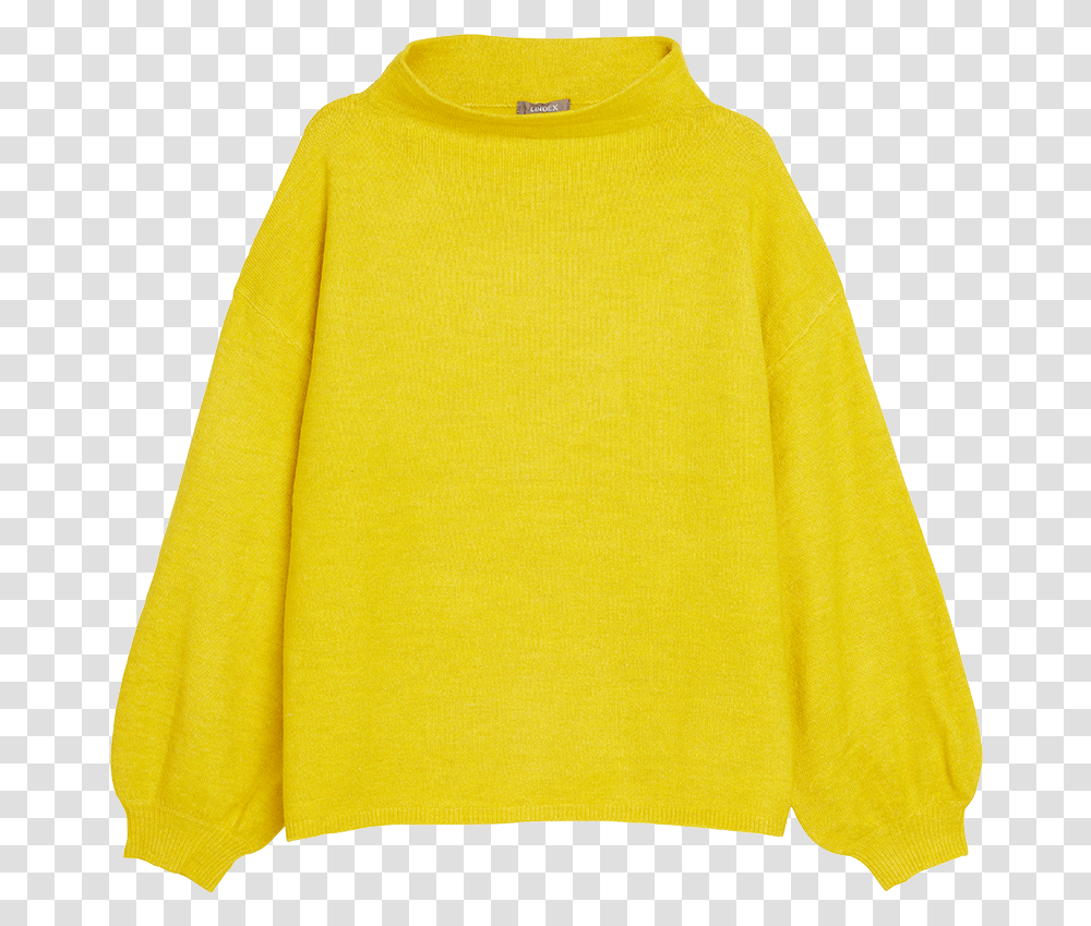 Yellow Sweater, Apparel, Long Sleeve, Cloak Transparent Png