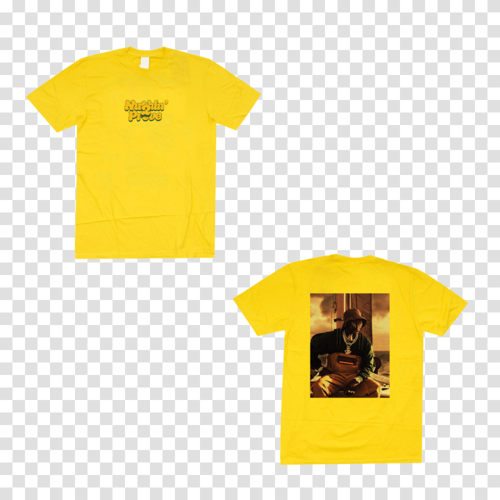Yellow T Shirt Digital Lil Yachty Store, Apparel, Person, Human Transparent Png