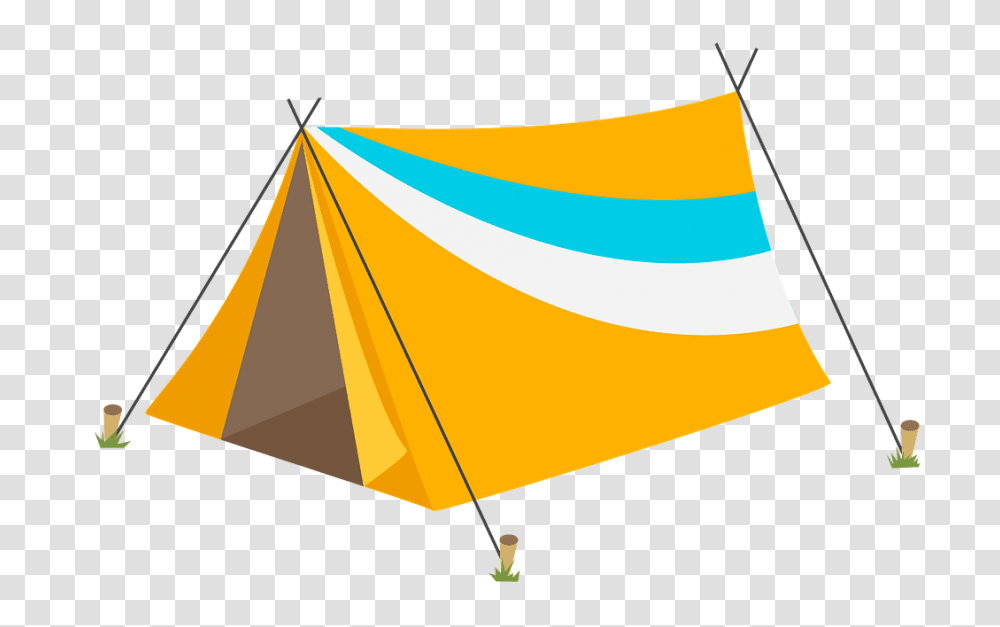 Yellow Tent, Camping, Mountain Tent, Leisure Activities Transparent Png
