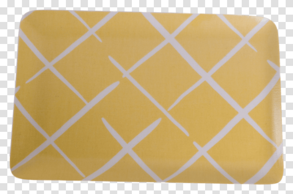 Yellow Trellis Print Tray Metal, Cushion, Pillow, Rug, Texture Transparent Png