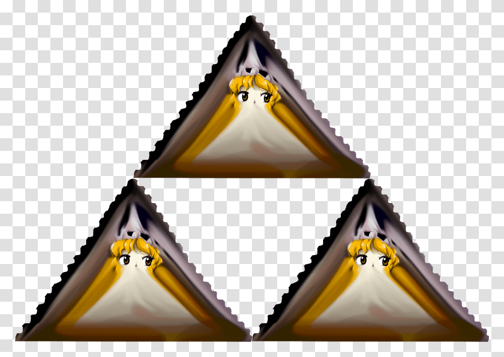 Yellow Triangle, Lamp, Icing, Food, Toy Transparent Png