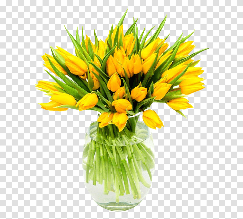 Yellow Tulips Background Flowers Yellow, Plant, Blossom, Flower Bouquet, Flower Arrangement Transparent Png