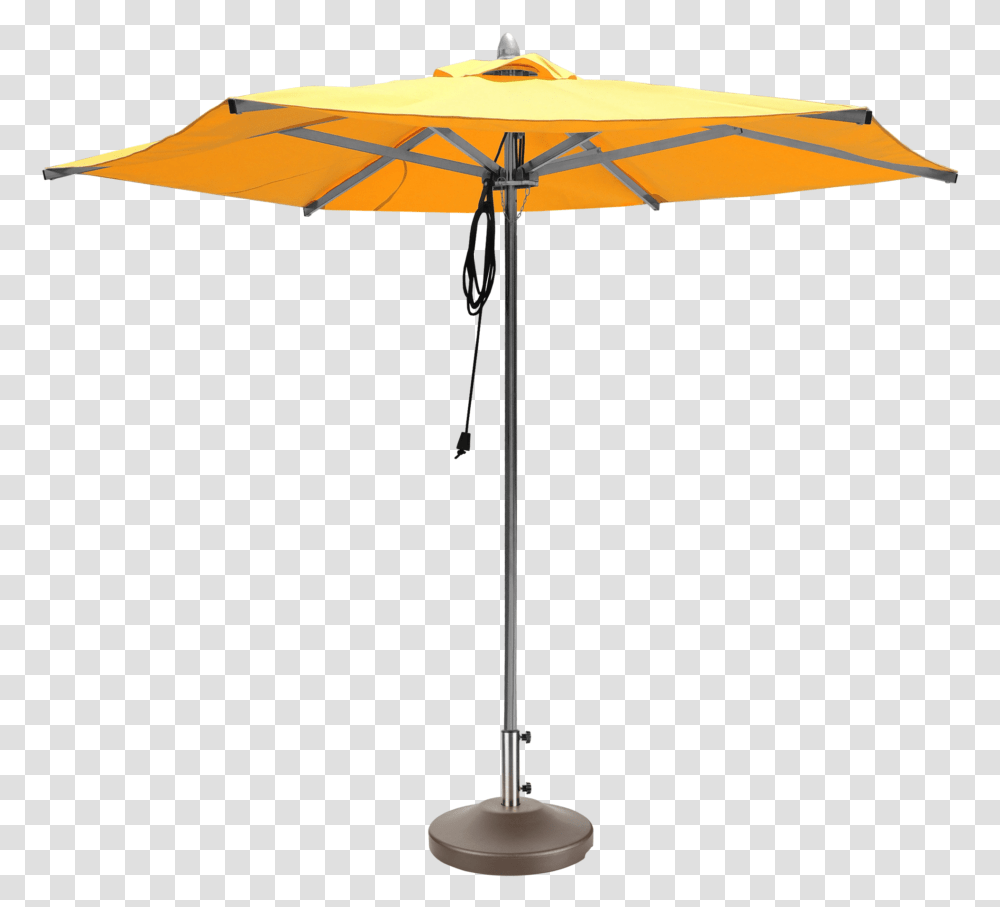 Yellow Umbrella Umbrella, Patio Umbrella, Garden Umbrella, Lamp, Canopy Transparent Png