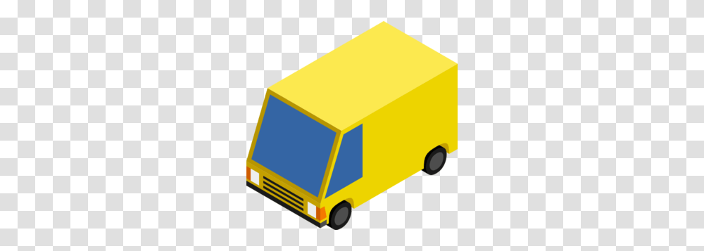 Yellow Van Clip Art, Moving Van, Vehicle, Transportation, Car Transparent Png