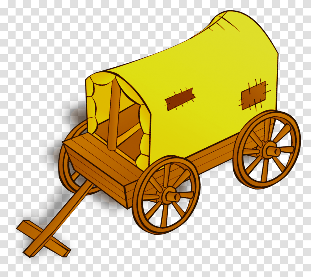 Yellow Wagon Industrial Outpost The Official News Source Caravan Clipart, Vehicle, Transportation, Bulldozer, Tractor Transparent Png