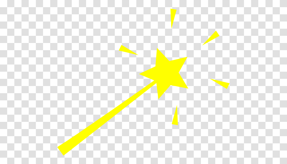 Yellow Wand Clip Art, Star Symbol Transparent Png