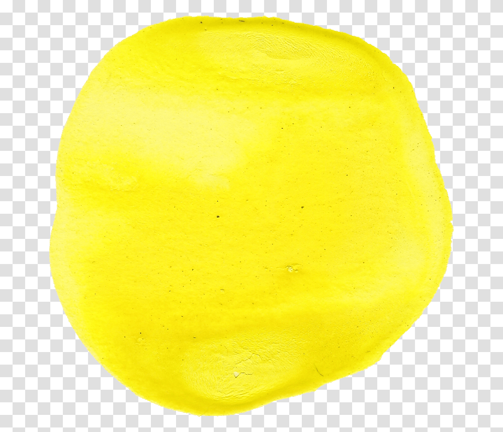 Yellow Watercolor Circle Sweet Lemon, Plant, Tennis Ball, Sport, Sports Transparent Png