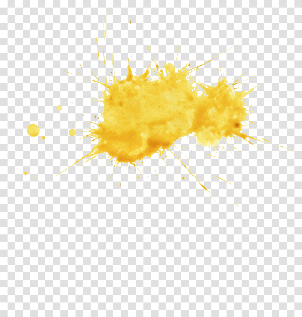 Yellow Watercolor Splatter Onlygfxcom Night, Graphics, Art, Weapon, Fire Transparent Png
