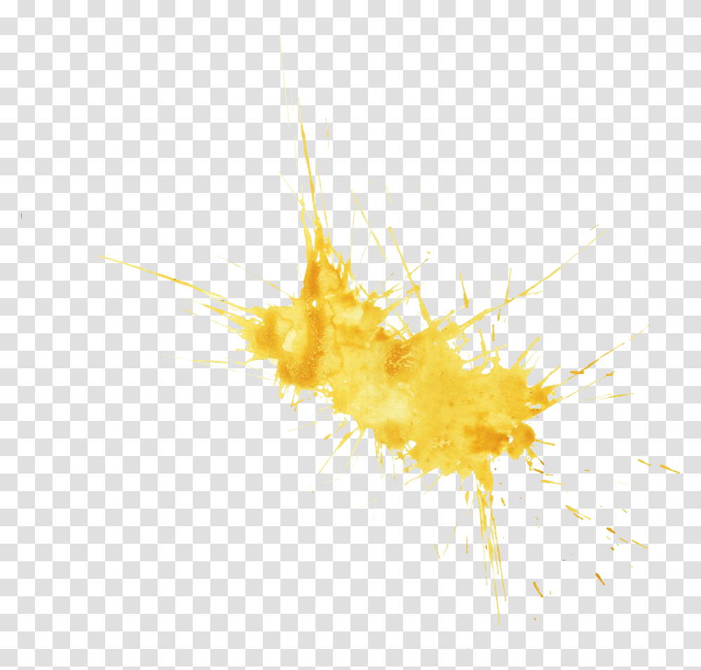 Yellow Watercolor Splatter Onlygfxcom Watercolour Splash Yellow, Flare, Light, Outdoors, Nature Transparent Png