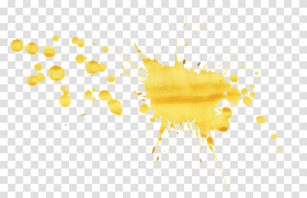 Yellow Watercolor Splatter Portable Network Graphics, Art, Silhouette, Outdoors, Stain Transparent Png