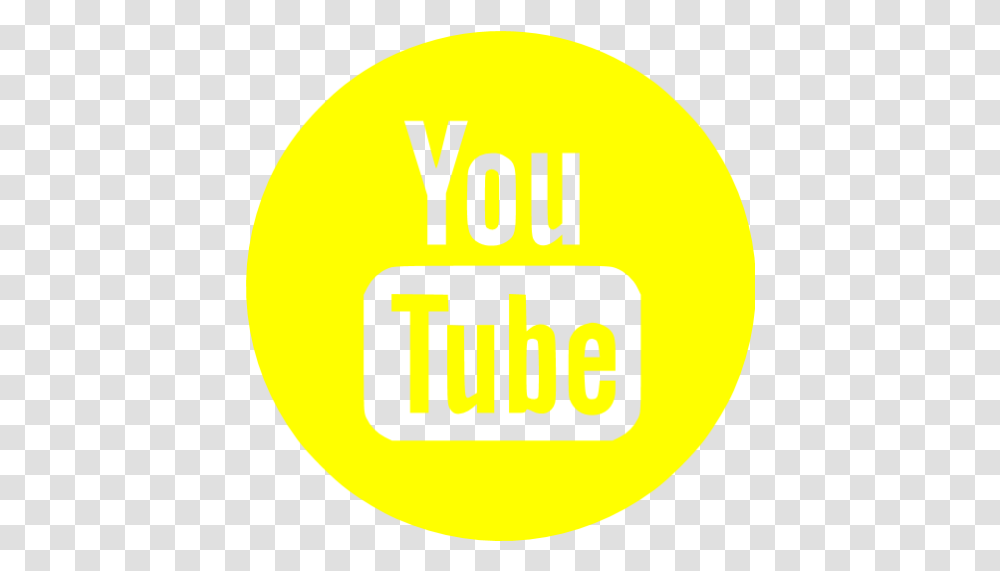 Yellow Youtube 4 Icon Free Yellow Site Logo Icons Hasmasul Mare, Label, Text, Symbol, Trademark Transparent Png