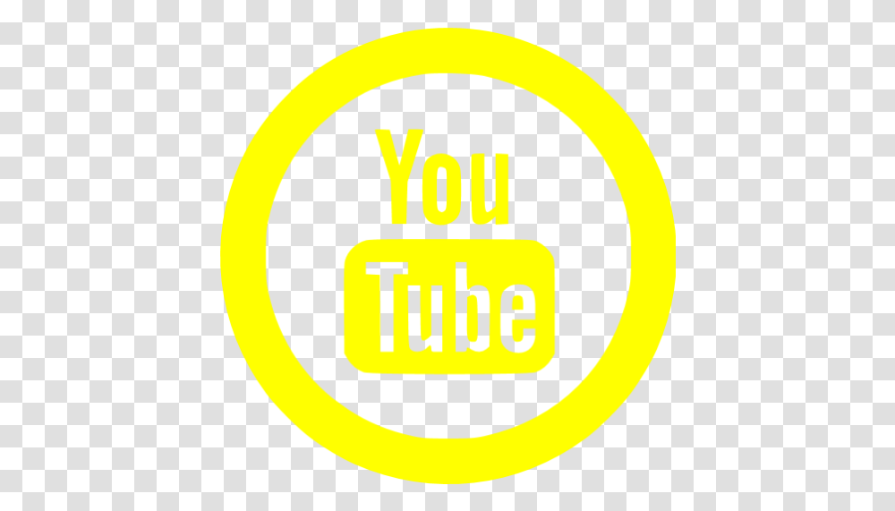 Yellow Youtube 5 Icon Free Yellow Site Logo Icons Youtube Logo Yellow Color, Text, Symbol, Label, Number Transparent Png