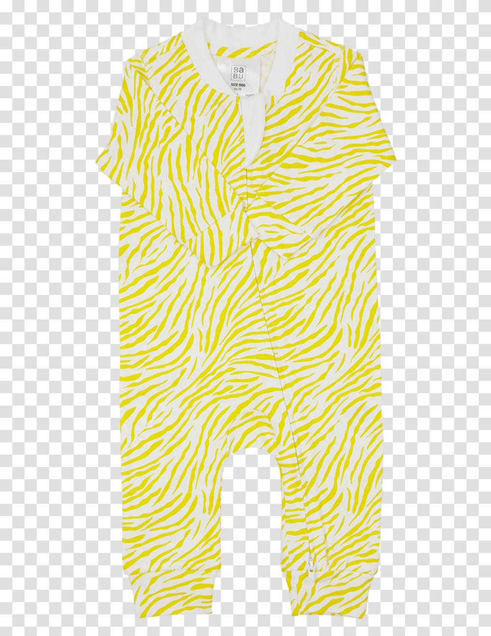 Yellow Zebra Print Onsie, Apparel, Cushion, Rug Transparent Png