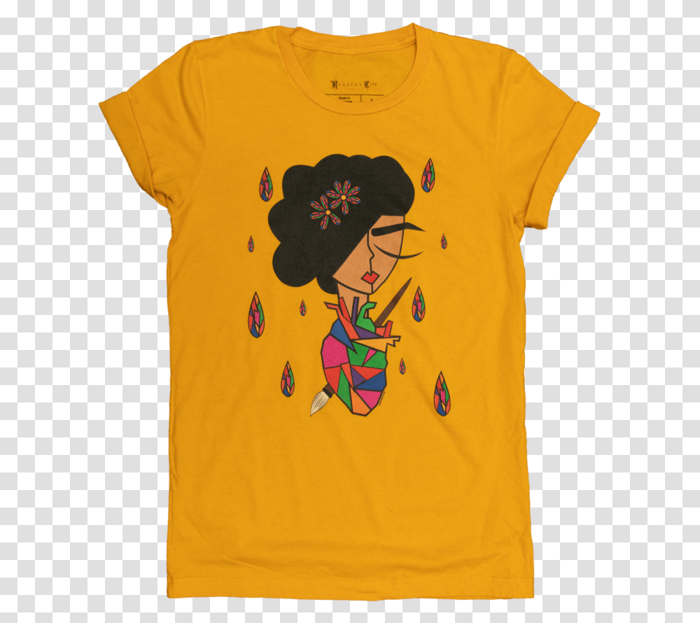 Yellowfrida Shirt, Apparel, T-Shirt, Sleeve Transparent Png