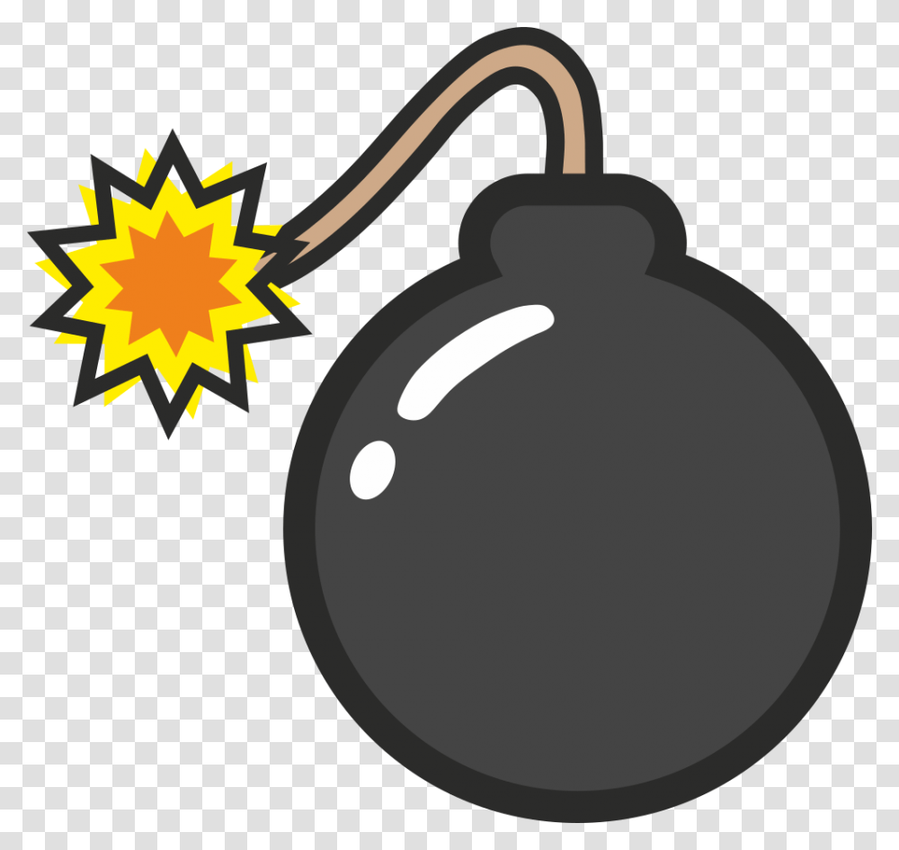 Yellowlinebomb Bomb Clipart, Weapon, Weaponry, Plant, Dynamite Transparent Png