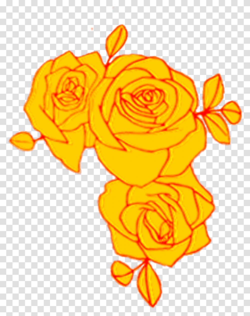 Yellowrose Yellowroses Yellow Rose Floribunda, Flower, Plant, Blossom, Hand Transparent Png
