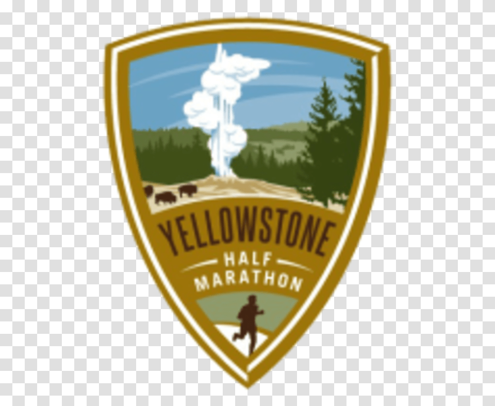 Yellowstone Half Marathon, Person, Human, Logo Transparent Png
